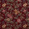 Merlot Bouquet - Red & Burgundy Floral Upholstery Fabric 54 Inches"